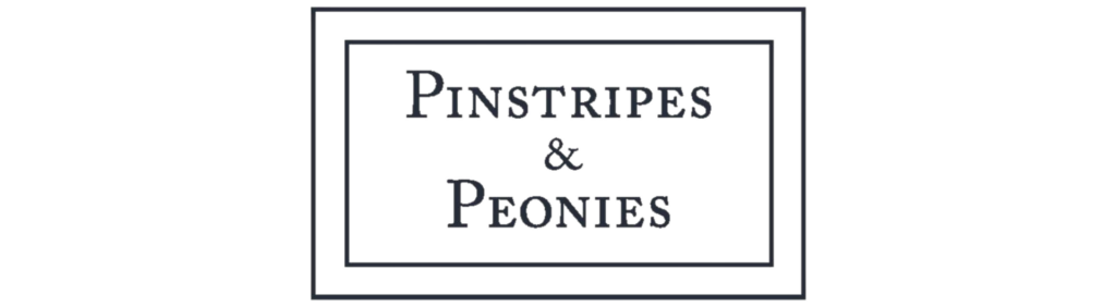 Pinstripes & Peonies