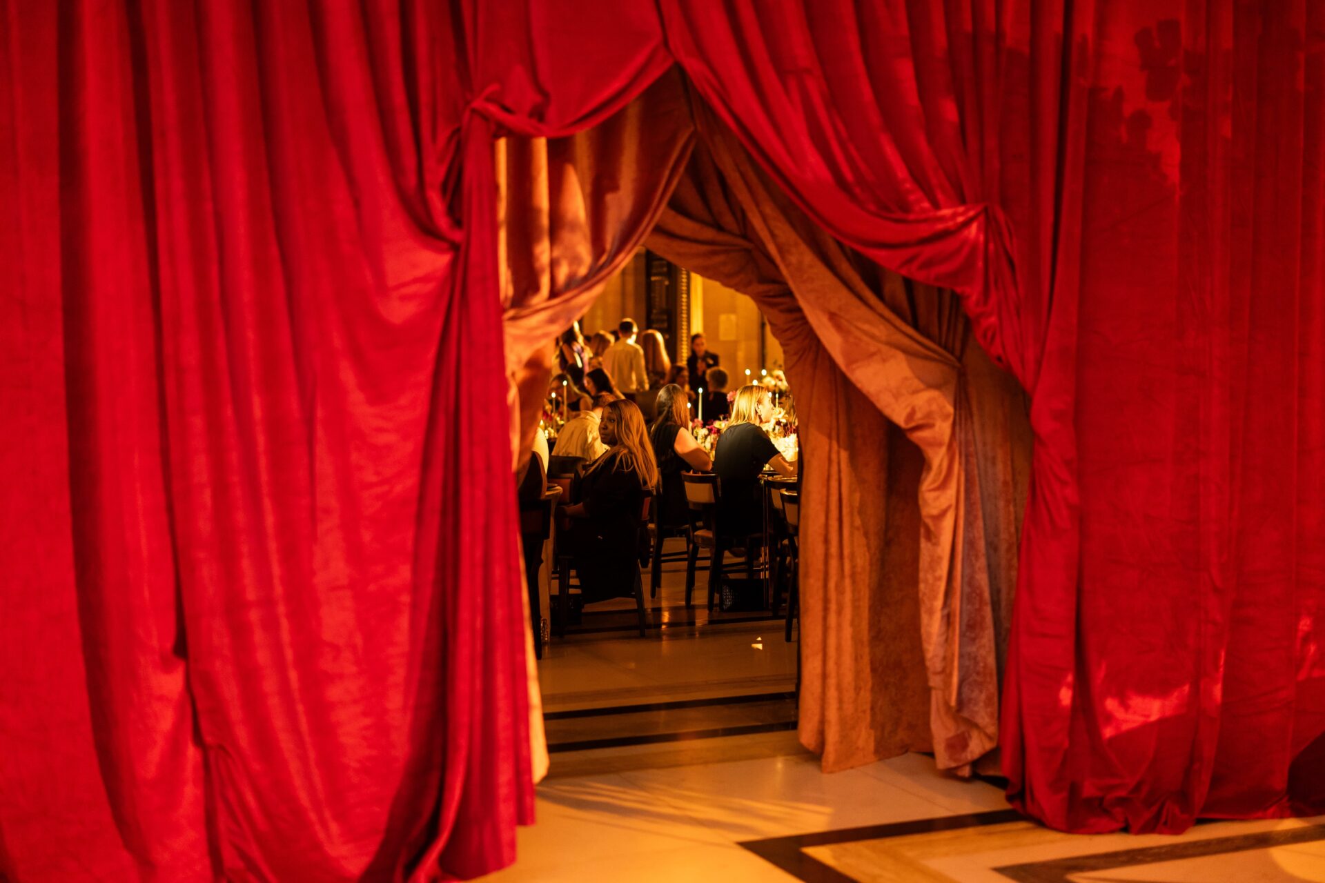 Unlocked Unwrapped 3 - 60 Great Queen Street Draping Entrance Events Trend Showcase 60 Great Queen Street